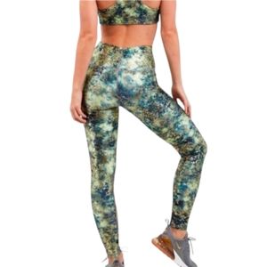 Terez High Rise Balayage Foil Leggings Women’s XS Activewear New